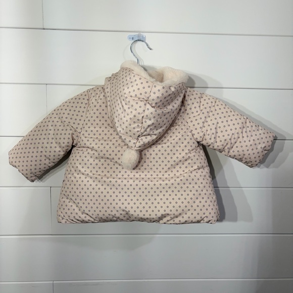 Zara Kids Cream Polka Dot Flower Jacket - Picture 3 of 3